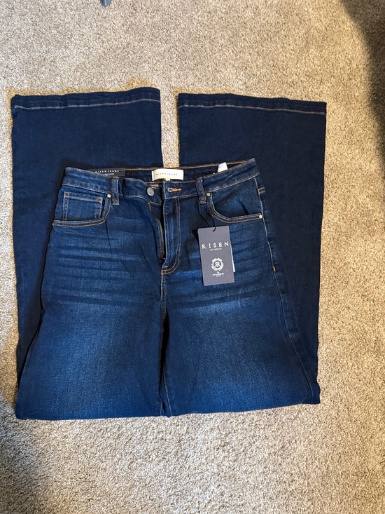 Risen Jeans Denim - Women's Dark Blue Bootcut Jeans
